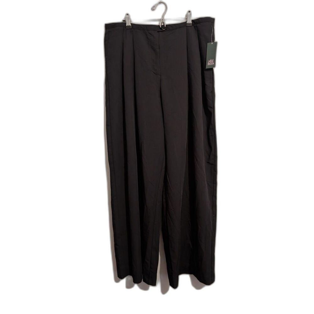 Women's Wide Leg Pants - Wild Fable - Black Size L